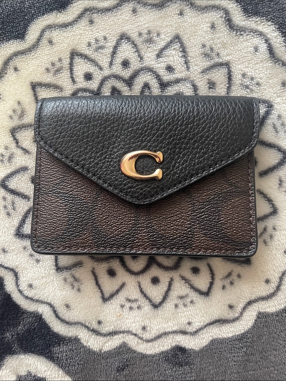 COACH Tammie Card Case In Signature Canvas
